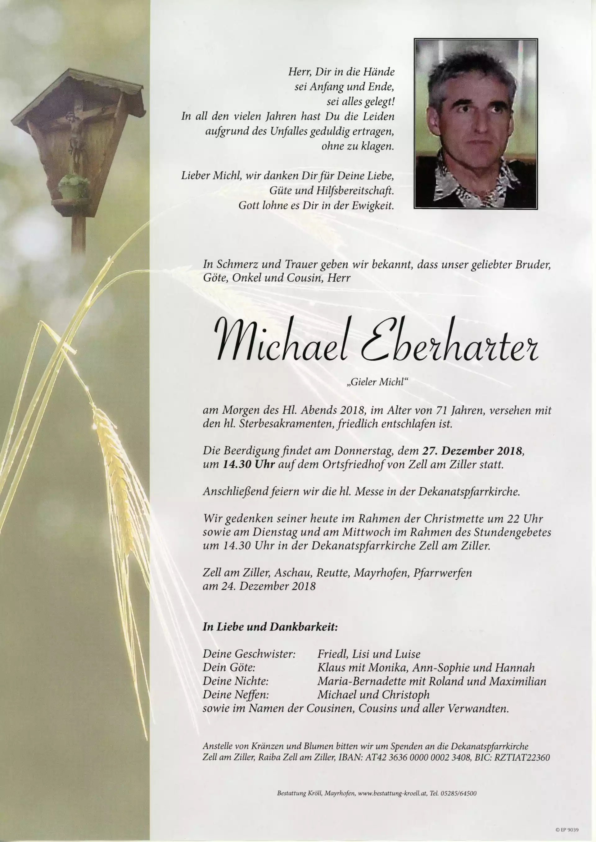 Parte von Michael Eberharter
